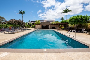 Inviting Water and Lounging at Pool Cabana A