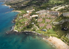 Aerial View of Wailea Beach Villas