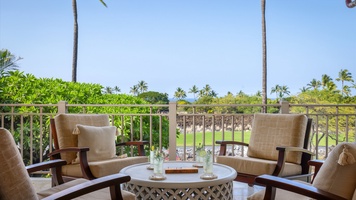 Enjoy your morning coffee on the lanai with golf views!