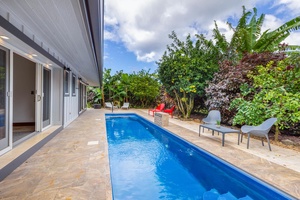 Take a dip in the private lap pool