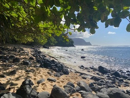 Secluded cove with epic snorkeling and sunsets, ideal for romantic strolls or morning swims.