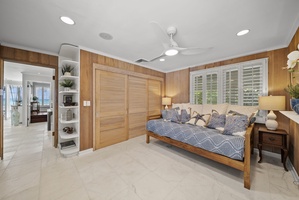 A cozy retreat within your Hawaii home away from home, perfect for reading, relaxing, or unwinding after a day at the beach.