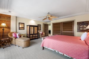 Attached ensuite with views of the courtyard