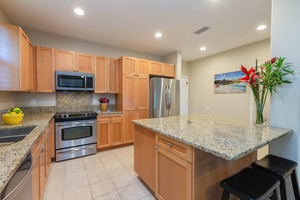 Robust line-up of quality stainless steel appliances, you can whip up a delicious breakfast spread in the early mornings or create an at-home Hawiian-inspired feast.