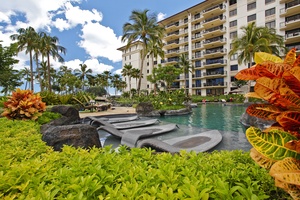 Relax into the island lifestyle at the resort’s beautifully landscaped pool area.