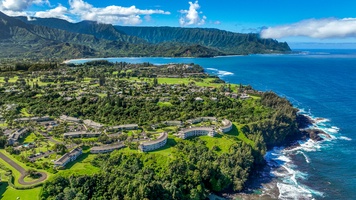 Aerial shot of the area.