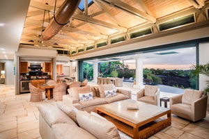 Indoor-outdoor living at its finest—gather here for drinks, games, or sunset conversation.