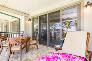 Take in the breeze from your private lanai, ideal for relaxing between beach days or poolside fun.