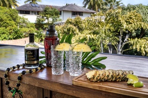 Sip tropical cocktails on your private terrace while soaking in lush garden views and warm island breezes.