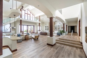 The view as you leave the kitchen and make your way towards the bedrooms.