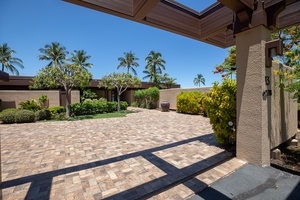Private gated driveway welcomes you with security and style.