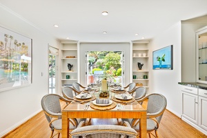 Dining room facing kitchen