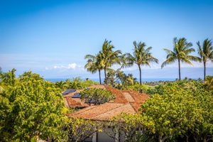 Closer look at the panoramic ocean views on offer from the lanai, great room, kitchen, and primary suite.