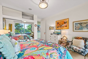 Wake up to palm trees and peaceful garden scenes in this beautifully appointed suite.