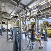 Another look at the Poipu Beach Athletic Club gym, featuring open spaces and natural light for an energizing workout.