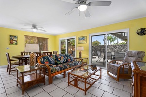 Open the sliding doors and let the indoors flow easily out to the patio and garden.