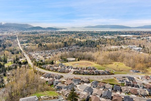 Aerial view of the neighborhood