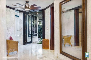 Explore this stylish hallway with contemporary design.