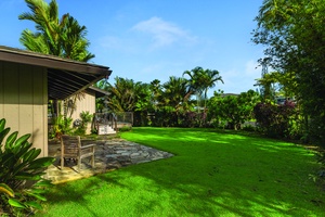 Backyard off the master and primary living area