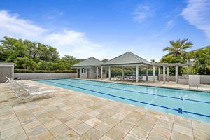 Sideview to community pool