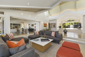 Settle into the comfortable lounge designed for cozy evenings and movie nights.