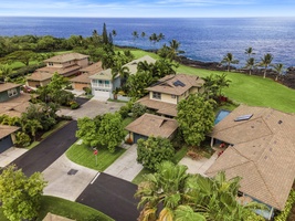 Aerials of the home and surrounding neighborhood