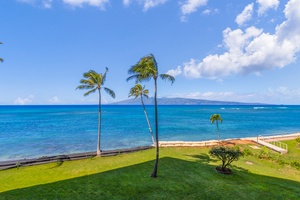 Exhale and savor the private view from Royal Kahana 308’s peaceful lanai.