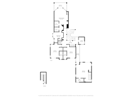 Floor plan of Maunalua Estate, showcasing the thoughtfully designed layout with open living spaces, a private bedroom, full kitchen, and convenient flow for comfortable extended island stays.