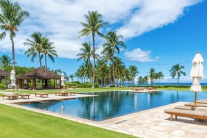 Epic poolside lounging and views at Pauoa Beach Club