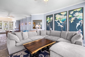 The living area provides another inviting space to gather and relax.