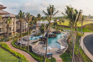 An aerial view of the Maliula pool.