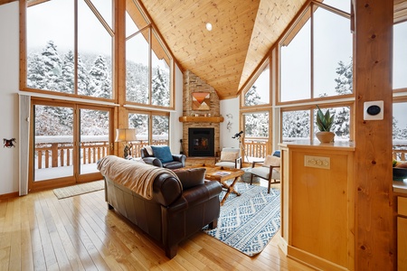 A spacious and view filled living room