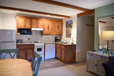 A full kitchen