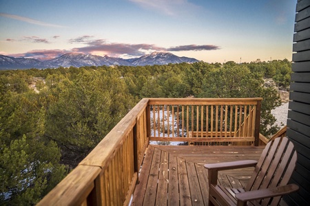 View from the upstairs deck