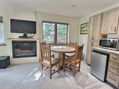 Light filled dining room