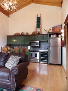 Kitchen with Living Area