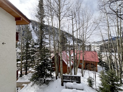 View of the lifts from the deck