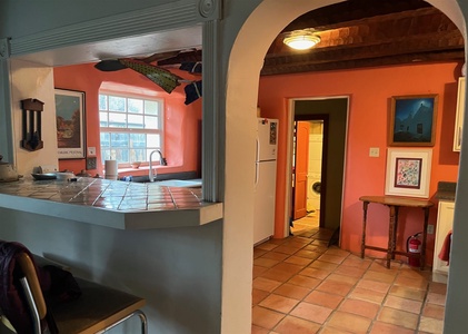 Entryway Breakfast Bar Looking into Kitchen