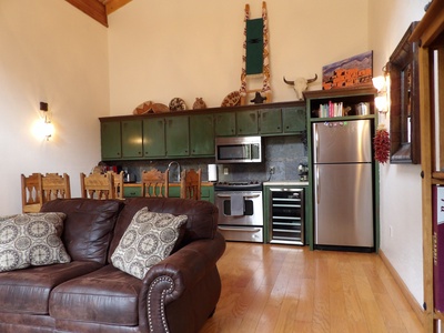 Kitchen with Living Area