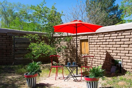 Outdoor dining area