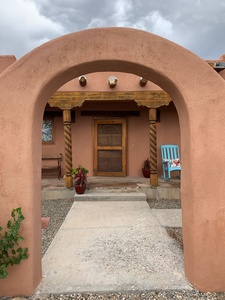 Entry to home through the Arch