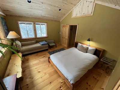 Bedroom with Chaise and Bench