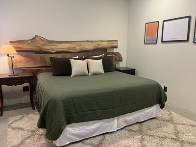 The master bedroom