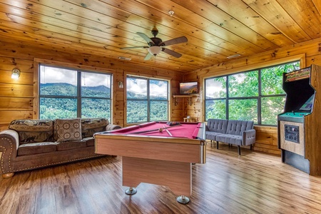 Play Pool while enjoying the View