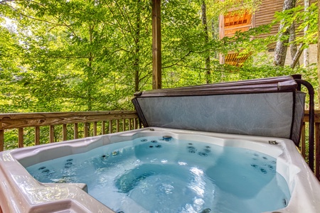 Hot Tub Under Covered Decking