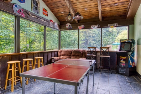 Game room with Ping Pong Table