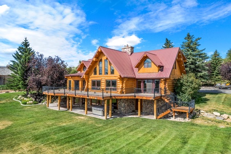 Green Canyon Chalet- East side of home