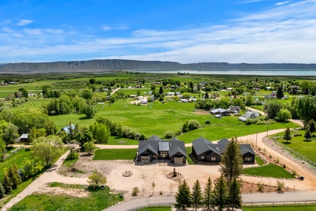 Mtn Shadow Lodge North-Aerial View of home and Mtn. Shadow Lodge South