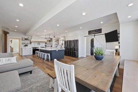 The Silo-Kitchen and Dining Areas (Main Floor North Center)