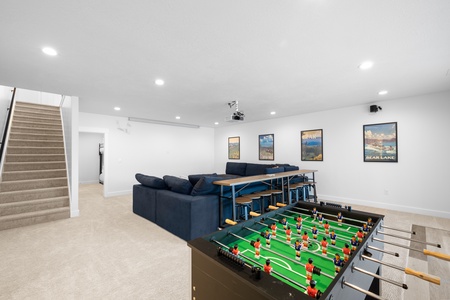 Harmony at Stump Hollow-Family Room #2/Theater Room with Foosball (Downstairs East Center)